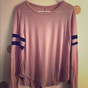Pink long sleeve shirt